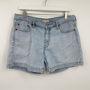 Levis 515 Vintage Y2K Denim Shorts Size 12 Boho Festival Early 2000s Distressed